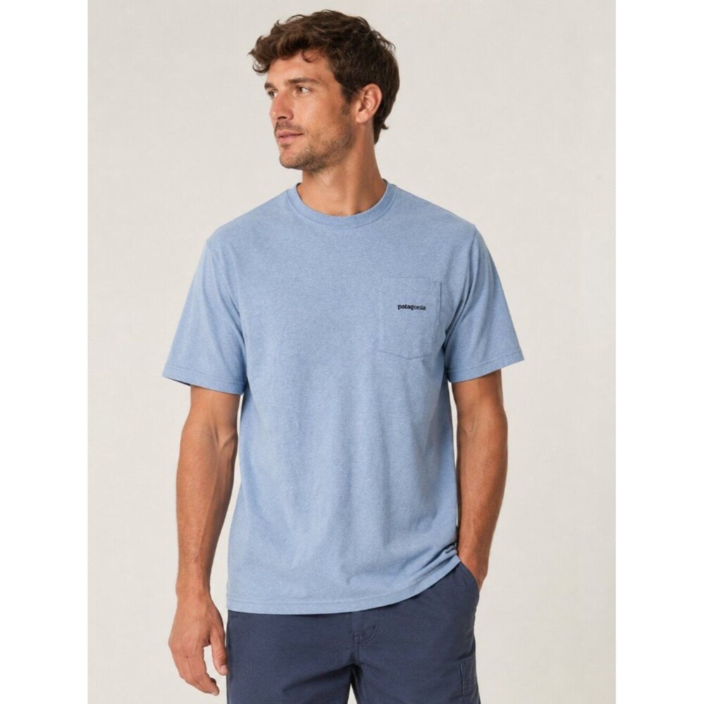 Patagonia Responsibili-Tee Men xxl NWT Pocket T-Shirt Crew Neck Organic Cotton